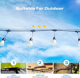 NEREUS String Light Hanging Kit with 250 Ft Vinyl Coated 304 Stainless Steel Cable, String Light Suspension Kit | Lumora