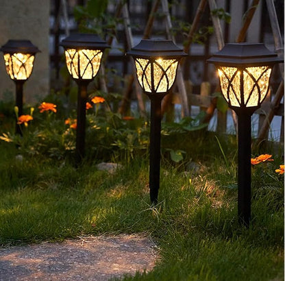 Ulalaza 2Pcs Solar Garden Lights Outdoor Color Changing Decorative Ball Solar Lights for Patio/Lawn/Yard/Path/Christmas