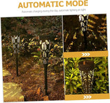 4pcs Solar Pathway Lights Outdoor Waterproof LED Solar Garden Lights Warm White Lawn Yard Patio Landscape Lighting | Lumora