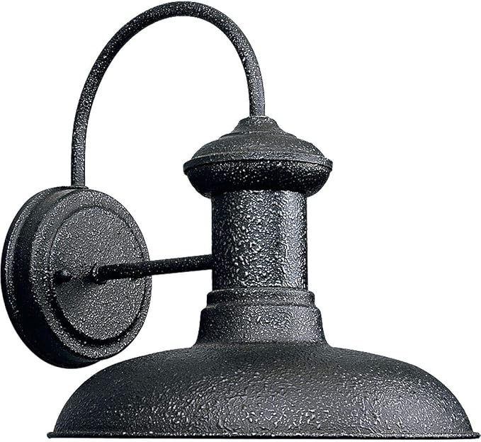 Progress Lighting P5722-71 Brookside Outdoor, 10-Inch Width x 10-3/4-Inch Height, Black | Lumora