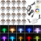 LED Stair Light Low Voltage Waterproof IP65 Outdoor F1.38 Wood 02W~0.4W Multicolored RGB Recessed LED Deck Lighting | Lumora