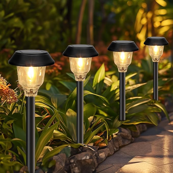 Solar Pathway Lights 6 Pack & 8 Pack Fence Lights