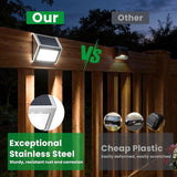 JSOT Solar Lights Outdoor for Deck,Waterproof Solar Garden Lights Decorative Outside Lamp for Walkway,Fence | Lumora