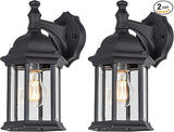 LIT-PaTH Outdoor Wall Lantern, Wall Sconce as Porch Lighting Fixture, E26 Medium Base Max 60W, Aluminum Housing | Lumora