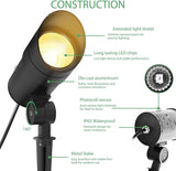 LOTMOS 30W Flag Pole Lights, Dusk to Dawn LED Spot Outdoor with 9.68FT Cord, 120V Plug in 3000K Warm Light Bullet | Lumora