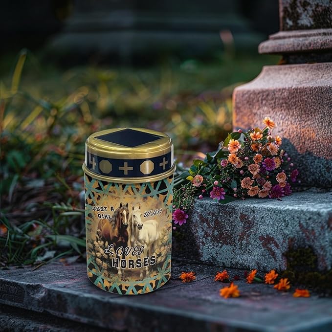 Vintage Aztec Horse Solar Lights Outdoor Waterproof Horse Solar Lantern Stake Lights Solar Pathway Lights for | Lumora