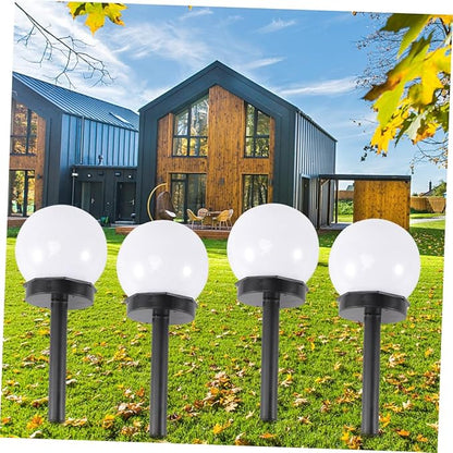 NUOBESTY 8pcs Solar Lawn Lights Waterproof Outdoor Garden Solar Spotlights with Ground Stakes for Yard Path Landscape Lighting