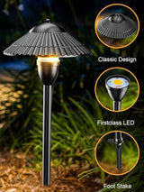 ZUCKEO RGBW Low Voltage Landscape Lighting 5W Color Changing Pathway Lights 12-24V Multi-Color LED Path Lights | Lumora