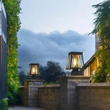 Outdoor Solar Post Light with Wired Option, Square Pillar Light for Fence and Gate, Exterior Post Lamp and Column | Lumora