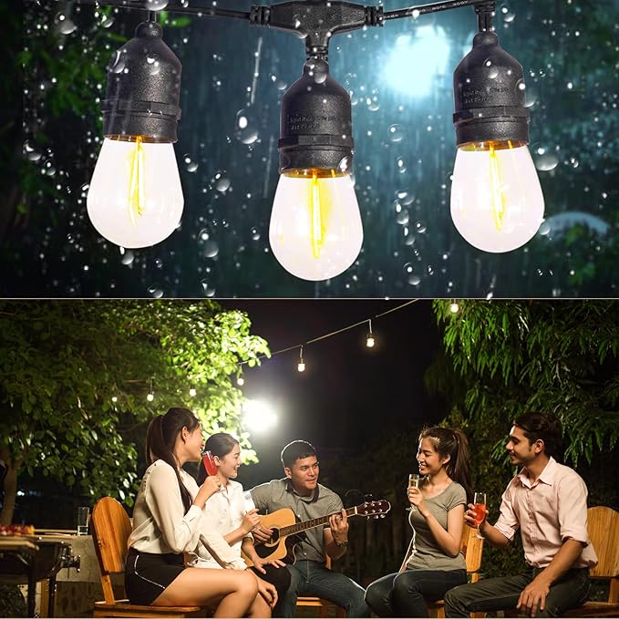 27FT Solar String Lights Outdoor with Remote, Dimmable Waterproof Solar Powered Patio Lights for Garden, Backyard | Lumora