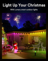 Lumary 56FT Smart Landscape Lights Gen2, 6 Pack RGBAIWW Color Changing Spotlights Low Voltage, Outdoor Lights for | Lumora