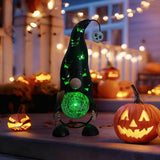 Halloween Decorations Outdoor Solar Lights Gnome, Color Changing LED Lights with Jack-O-Lantern Hollowed-Out Hat | Lumora
