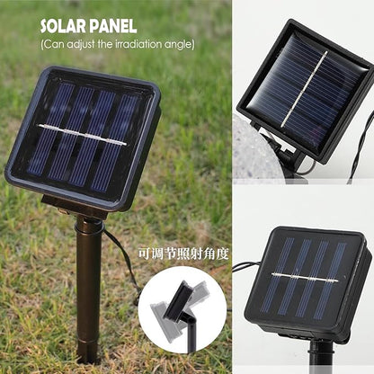 FANFX Christmas Solar Powered Pathway Lights, Automatic Waterproof Landscape Light, Stake Christmas Decoration, LED Lights for Outdoor Pathway Garden Yard and Patio(5pcs Tree Lights)