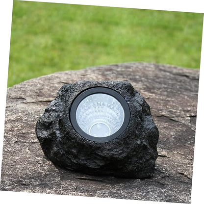 jojofuny 2pcs Solar Pathway Lights Eternity Outdoor Landscape Lights Solar Power Fixture