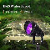 20W Halloween Spotlight Outdoor, Black Light Spotlight, Waterproof IP66 with Purple LED Landscape Lighting, Ideal | Lumora