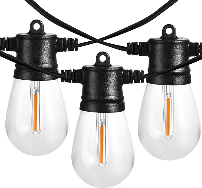 Banord 102FT Outdoor String Lights, Waterproof Patio Lights with 35 Shatterproof LED Bulb Hanging Light String | Lumora