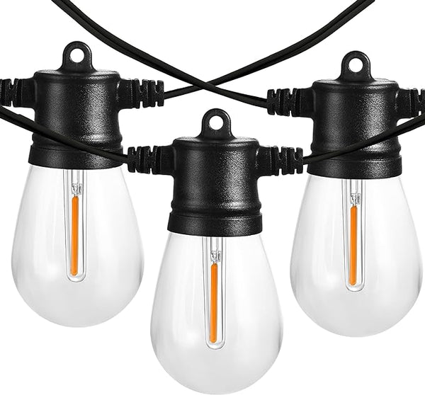 Banord 102FT Outdoor String Lights, Waterproof Patio Lights with 35 Shatterproof LED Bulb Hanging Light String | Lumora