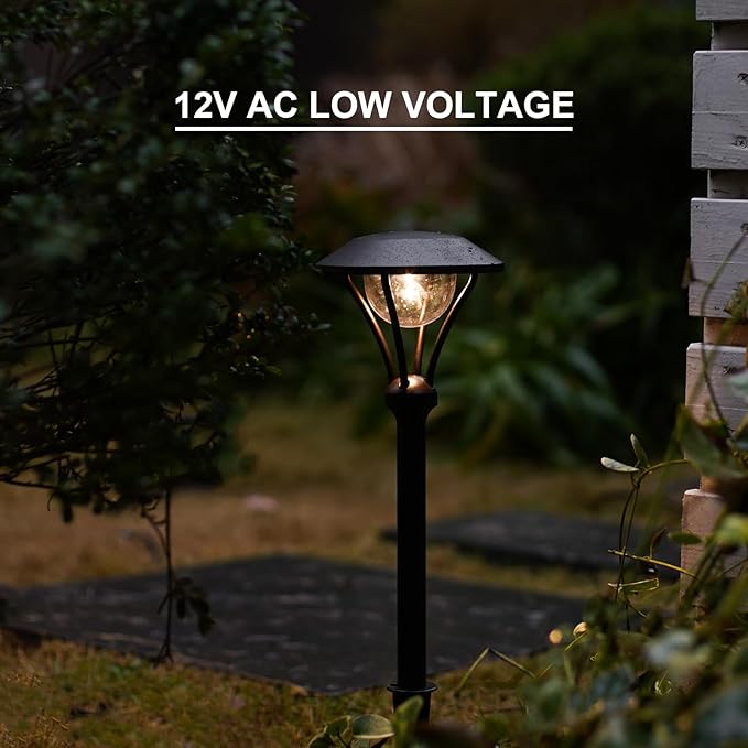 GOODSMANN Low Voltage Pathway Lights Landscape Lighting Outdoor Path Lights Wired LED 1W 60 Lumens 3000K Aluminum | Lumora