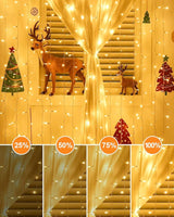 125FT 380 String Lights Indoor Outdoor Clear Wire, Plug in Christmas String Lights Connectable, Timer & Memory | Lumora