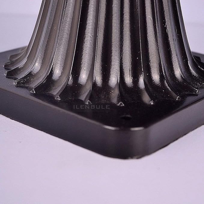 Lights Outdoor 54CM Modern Simple Waterproof Desk Table Creative Black Glass Outdoor Table Lamp Column Lamp Lawn | Lumora