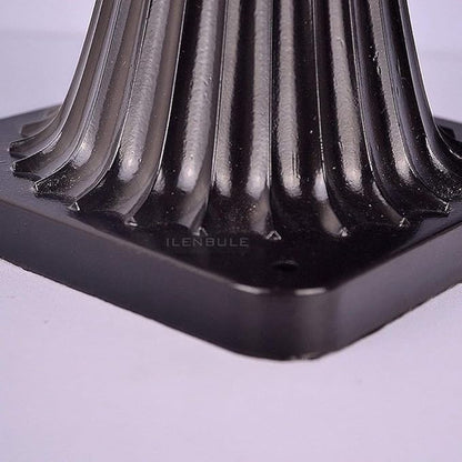 Lights Outdoor 54CM Modern Simple Waterproof Desk Table Creative Black Glass Outdoor Table Lamp Column Lamp Lawn Lights Street Post Light Edison E27 Decoration for Patio Villa Fence Gate Stadium