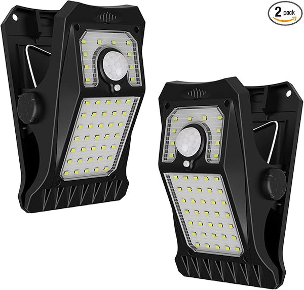 Tryme 45LEDs Solar Lights Outdoor Clip Motion Sensor Lights 3 Modes 3 Mounting Ways IP65 Waterproof Security Light | Lumora