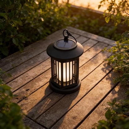 20-LED Solar Landscape Light Gardens, Pathways & Driveways – Weatherproof Black Outdoor Solar Lamp with Auto Charging, No Wiring Required (6.18 x 5.04 Inch)