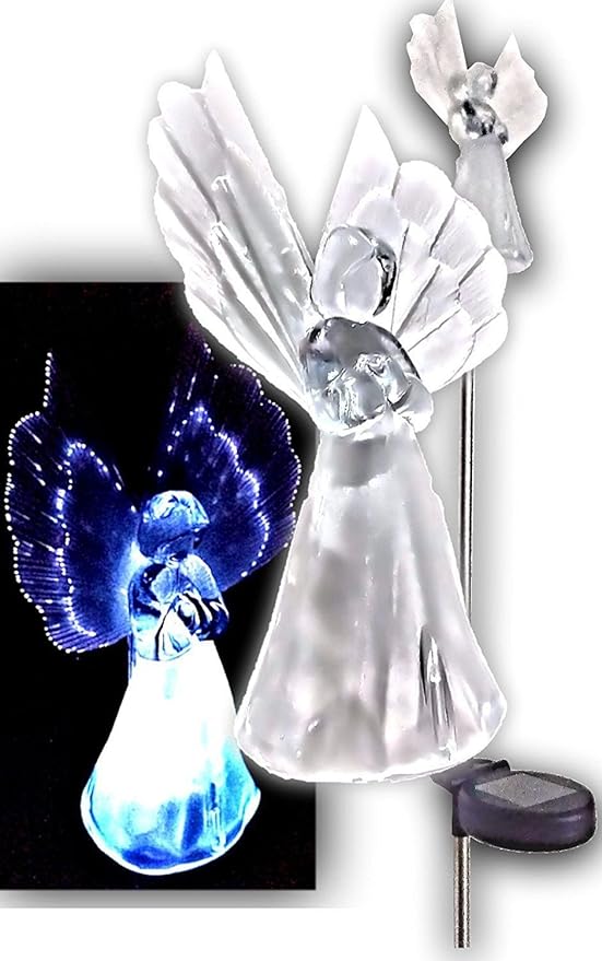 Solaration Frosty Angel Solar Lights (Set of 2)