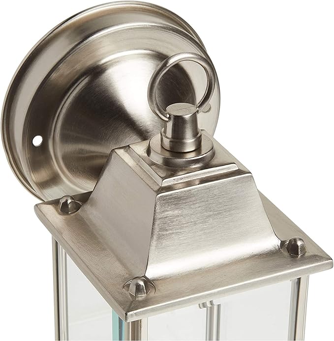 Elk Home Cotswold Wall Sconce - in Brushed Nickel Finish, with Clear Glass, Traditional Style | Lumora