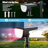 Solar Multicolor Lights Waterproof IP65, 8 Lighting Modes Solar Spot Lights Outdoor Yard Garden Landscape Pathway | Lumora