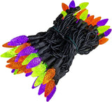 ‎‎‎Novelty Lights 24FT 70 LED C6 LED Halloween String Lights, Outdoor Christmas Tree Commercial Grade LED String | Lumora