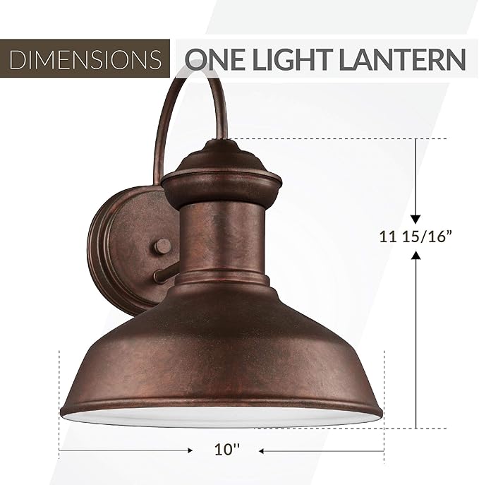 Sea Gull 8547701-44 One Light Outdoor Wall Lantern