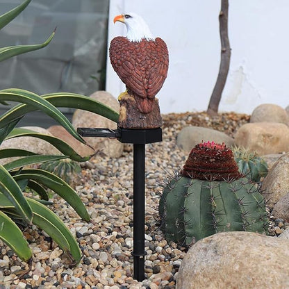 Solar Lawn Lamp Shaped for Light Waterproof Decorative LED Lights Figurine with Stake Garden Terrace Courtyar