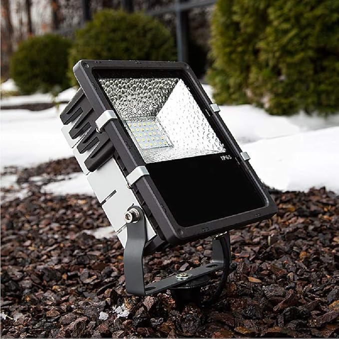 10 Pack Metal Ground Stake for LED Flood Lights, Compatible with 10W-100W, Outdoor Mount for Gardens, Yards, and | Lumora