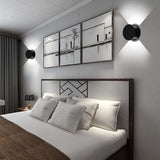 Kawell 8W Modern LED Wall Sconce Light Up Down Waterproof Outdoor Wall Lamp Indoor Hardwired for Bedroom Bathroom | Lumora