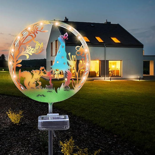 Solar Lights Outdoor | Fence Decoration | Garden Decor Solar Light | for Homeowners Gardeners Path Backyard Patio Walkway Driveway Flower Bed Deck Fence Lawn Yard