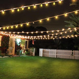 100 FT Outdoor String Lights IP65 Waterproof Patio Lights with 30 + 3 Shatterproof LED Bulbs Commercial Grade LED | Lumora