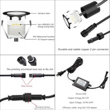 RNEHON Recessed LED Deck Lights Kits with Protecting Shell, Φ1.18in Cool White Low Voltage 12V IP67 Waterproof | Lumora