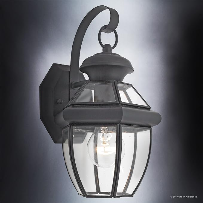 Urban Ambiance Luxury Colonial Outdoor Wall Light, Small Size: 11.5" H x 7" W, with Tudor Style Elements, Versatile | Lumora