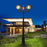 Outdoor Lamp Post Light Lamp Post Lights, Creative 2-Light Outdoor Post Light Traditional Victoria High Landscape | Lumora