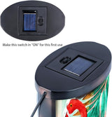 Hanging Solar Lantern Outdoor Waterproof Flamingo Solar Lights Glass Tabletop Decorative Lamp for Outdoor Patio | Lumora