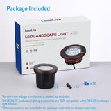 LEONLITE Dia. 4 Inch 5CCT Well Lights Landscape LED In Ground, 5 Color Temperature Selectable, 12-24V AC/DC CRI90 | Lumora
