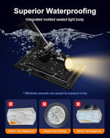 6 Pack Solar Power Spot Lights Outdoor Waterproof LED Dusk to Dawn Landscape Spotlight for Outside Yard, Tree | Lumora