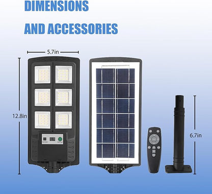Solar Lights Outdoor, Waterproof LED Solar Powered Security Flood Light,Motion Sensor Solar Street Light with Remote Control for Garage,Yard,Parking Lot etc (4 Pack)