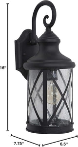 Yosemite Home Decor 5041BL-M FBA_5041BL-M Mahony Collection 7.75-Inch Incandescent Exterior - Outdoor Wall Light | Lumora