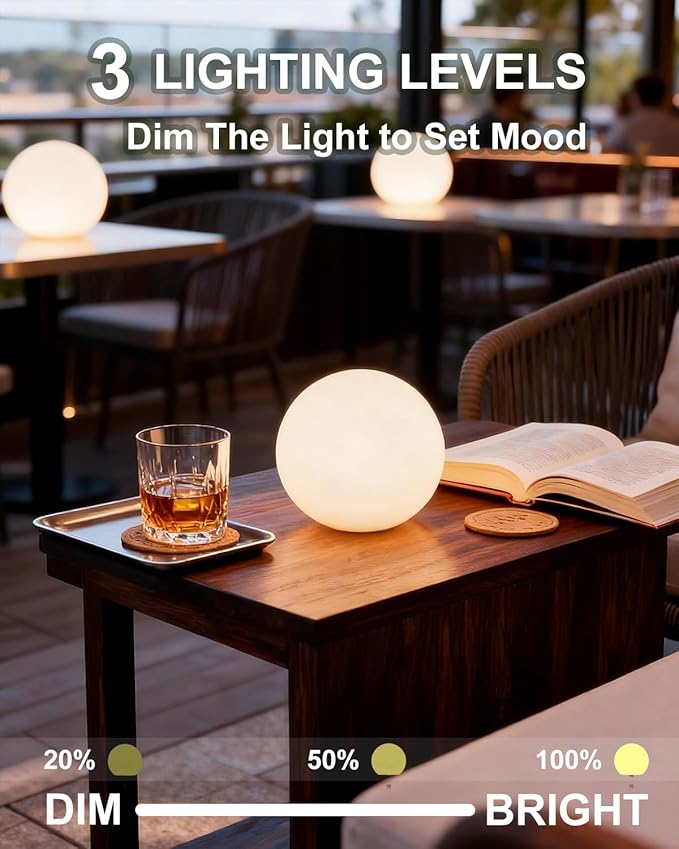 shumi 8-inch Solar Globe Lights Outdoor Waterproof, LED Solar Ball Light Outdoor 16 RGB Colors 4 Modes with Remote | Lumora