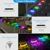 T-SUN Solar Deck Lights Outdoor Waterproof, Deck Lights Solar Powered, Driveway Marker Light for Fence Front Door | Lumora