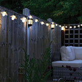 16.4 FT Outdoor Patio String Lights, Connectable LED Backyard Lights with 10 Globe Bulbs, Waterproof Hanging Light | Lumora