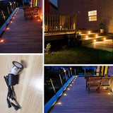LED Recessed Deck Light Kits with Protecting Shell,LED Outdoor Landscape Lighting IP67 Waterproof,DC 12V Low | Lumora