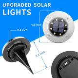 SOLPEX Solar Lights Outdoor Waterproof, 12 Pack Solar Ground Lights, Solar Garden Lights Landscape Lighting for | Lumora